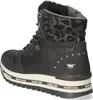 A black women's boot with a platform sole. Anteprima dell’immagine prodotto