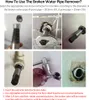 set di 8 pezzi di estrattori di viti danneggiate e spanate, Anteprima dell’immagine prodotto 3