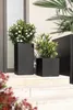 Kvetináč LECHUZA CANTO Slatestone 30 low dark grey | Náhľad obrázku produktu 5
