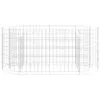 vidaXL Gabion haut-plateau Fer galvanisé 120x50x50 cm Voir les images du produit 4