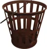 Kaminholzständer Rost Kaminholzkorb aus Metall 39x38cm Produktbild-Vorschau 5