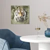 MuchoWow® Poster Tiger - Aquarell - Grün 30x30 cm - Produktbild-Vorschau 5
