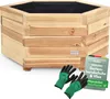 holz4home® Outdoor Pflanzkübel M I 6-Eckig aus Tannenholz Produktbild-Vorschau 1