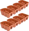 8x Blumenkasten 40cm Hängetopf Blumentopf Balkontopf Produktbild-Vorschau 1