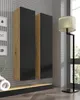 Wandschrank Duo 150 cm ARTISAN EICHE / SCHWARZ MATT - Produktbild-Vorschau 3