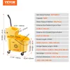 VEVOR Seau d'essuyage avec essoreuse, 35 Qt. Seau Voir les images du produit 7