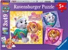 Ravensburger 8008 Puzzle Adorabile cane ragazze 3 X 49 Anteprima dell’immagine prodotto 1