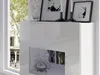 Commode en verre CHEMUNG 1 - blanc / blanc brillant Voir les images du produit 4