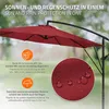 ML-Design Ampelschirm Ø 300 cm Rot Alu Sonnenschirm mit Produktbild-Vorschau 5