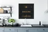 MuchoWow® Poster Stadtbild Barcelona - weiß 75x75 cm - Wand Produktbild-Vorschau 3
