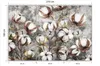 Muralo Selbstklebende Fototapete BAUMWOLLE Blumen Pflanzen Produktbild-Vorschau 2
