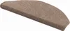 A single brown stair mat is shown on a white background. Voir les images du produit