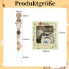 Handgemachte Kaninchen Design Schnullerkette Cup Catcher Produktbild-Vorschau 2
