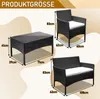 Jayseuw Set da salotto 4 pezzi Mobili da balcone Set da Anteprima dell’immagine prodotto 2