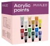 Acrylfarben 12 Stück / 100 ml Maaleo 20424 Produktbild-Vorschau 13