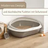 Katzenklo Ecke Eckkatzentoilette Katzenklo mit Rand Produktbild-Vorschau 7
