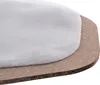A close-up view of a layered ironing board surface, showing the foam padding and cork base. Produktbild-Vorschau