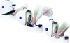 A collage of three images showing how to use a diaper pail. Produktbild-Vorschau