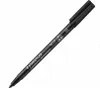 A black Staedtler Lumocolor permanent marker is shown against a white background. Produktbild-Vorschau