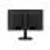 A black computer monitor on a stand, shown from the front against a white background. Produktbild-Vorschau