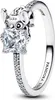 A close-up studio shot of a Pandora Disney Stitch ring. Produktbild-Vorschau