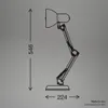 Stolní lampa Stolní lampa na čtení Kabelový spínač Otočná Náhled obrázku produktu 7