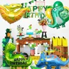 Dino Geburtstag Deko Set, Dinosaurier Folienballons, Happy Produktbild-Vorschau 5