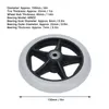 6in 5 trou Solid WheelPolyuréthanefauteuil roulant Caster Voir les images du produit 7