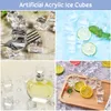 Acryl Eiswürfel, 60 Stück, 2 cm x 2 cm, transparent Anteprima dell’immagine prodotto