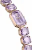 Swarovski Uhr, Armband mit Oktagon-Schliff, Violett, Produktbild-Vorschau 4
