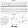 Oktaplex LED Unterbauleuchte mit Steckdose 50cm Küchenlicht Produktbild-Vorschau 6