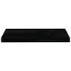 vidaXL Scaffale sospeso nero lucido 60x23,5x3,8 cm MDF Anteprima dell’immagine prodotto 11