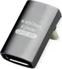 ROLINE USB4 Gen 3x2 Adapter Typ C ST/BU, Aluminium, 90°, Produktbild-Vorschau 5