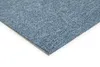 Eckansicht eines  Kurzflor-Teppichs in blau. 
 Produktbild-Vorschau