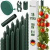TTL GARDEN Rankstäbe 15er Set 180cm 11mm Pflanzenstütze + Produktbild-Vorschau 1