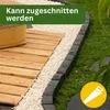 Rasenkanten - 4 Stück - 4,8 Meter - Grau - Wetterfest & Produktbild-Vorschau 7
