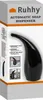 A product shot of a black automatic soap dispenser on a box with product information and images. Náhled obrázku produktu