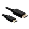 Goobay 1m DP/HDMI DisplayPort Schwarz - Video-Kabeladapter Produktbild-Vorschau 4
