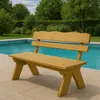 TPFGarden GARTENBANK Drieburg 3-Sitzer 150cm aus Kiefer Produktbild-Vorschau 6