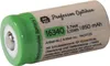 A single rechargeable battery is shown against a white background. Produktbild-Vorschau