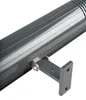 A close-up shot of a gray infrared heater with a mounting bracket. Produktbild-Vorschau
