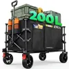 Faltbarer Bollerwagen Handwagen Strandwagen 200L Produktbild-Vorschau 1