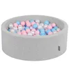 KiddyMoon 90x30cm/200 míčků ∅ 7cm Kulatý Suchý Bazén s Náhled obrázku produktu 1