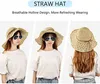 Sonnenhut für Damen, faltbar, Strohhut, Sonnenschutz, Produktbild-Vorschau 4
