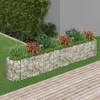 vidaXL Gabionen verhoogde border, verzinkt staal, 330x50x50 Productafbeelding-voorbeeld 2