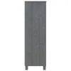 vidaXL Bücherschrank HAMAR Dunkelgrau 85x35x112 cm Produktbild-Vorschau 4