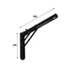 Regalträger Klapp-Konsole 300 x 215 mm Produktbild-Vorschau 4