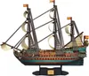 A 3D model of a historical sailing ship on a black stand. Náhled obrázku produktu