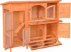 Hasenstall Kaninchenstall XL Jumbo natur Produktbild-Vorschau 8