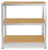 shelfplaza HOME 90x120x50 cm ťažký regál v pozinkovaný s 3 Náhľad obrázku produktu 4